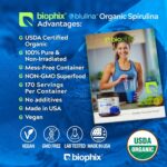 biophix Blue Spirulina Powder Organic 6 oz – Natural Dye Pigment Nutrient-Rich Algae – Blue Algae Supplement – Pure Organic Espirulina Azul en Polvo – 170 Servings - Image 2