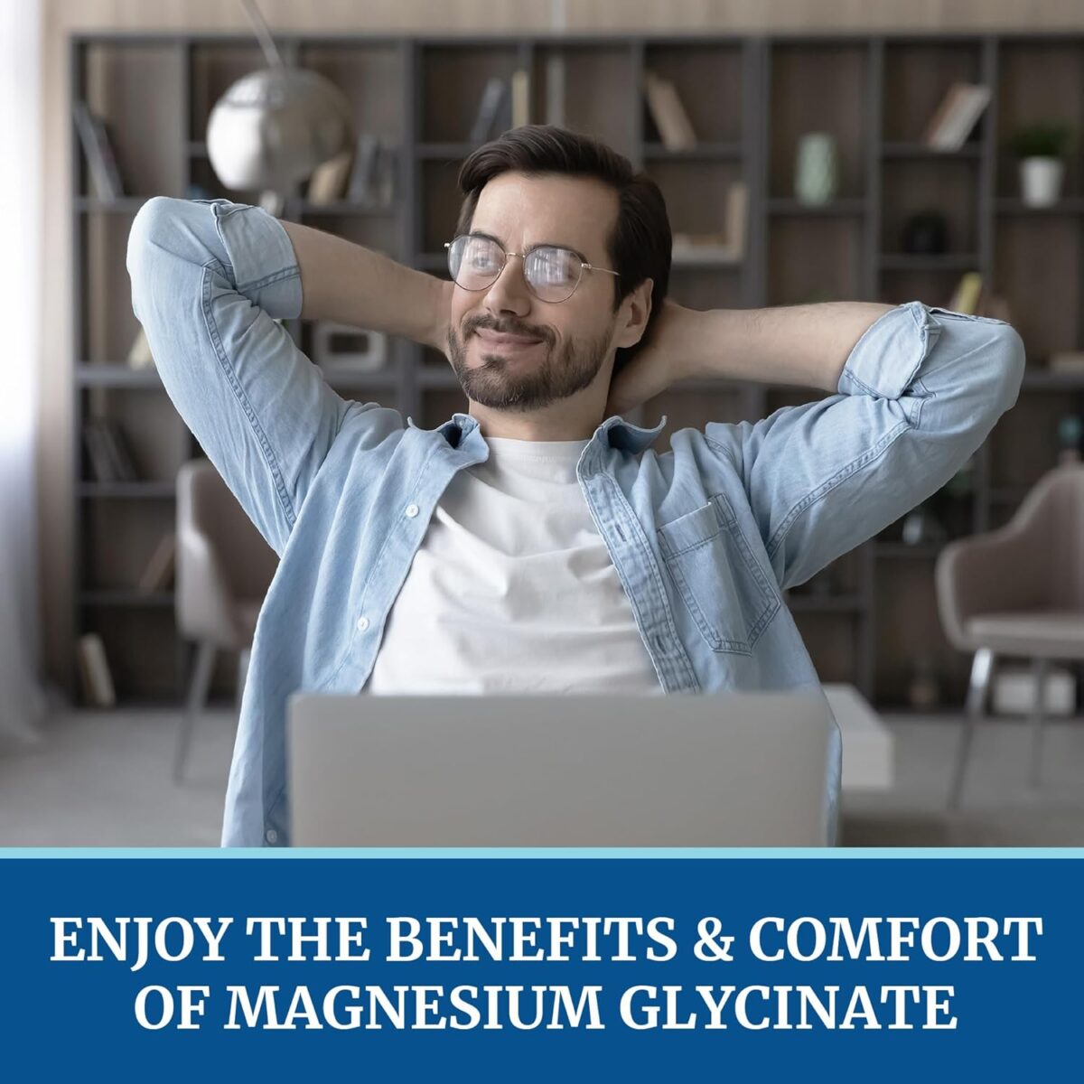 Magnesium Glycinate 500mg | Chelated for High Absorption | Muscle Relaxation, Bones, Heart, Nerve, Sleep & Calm Support for Women & Men | Magnesium Chelate Supplement & Bisglycinate Complex | 120ct - Image 8