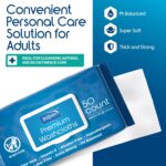Inspire Adult Wet Wipes, Wash Cloths, Incontinence & Cleansing for Elderly Extra Large, 8"x12" (Pack of 8) - Image 8