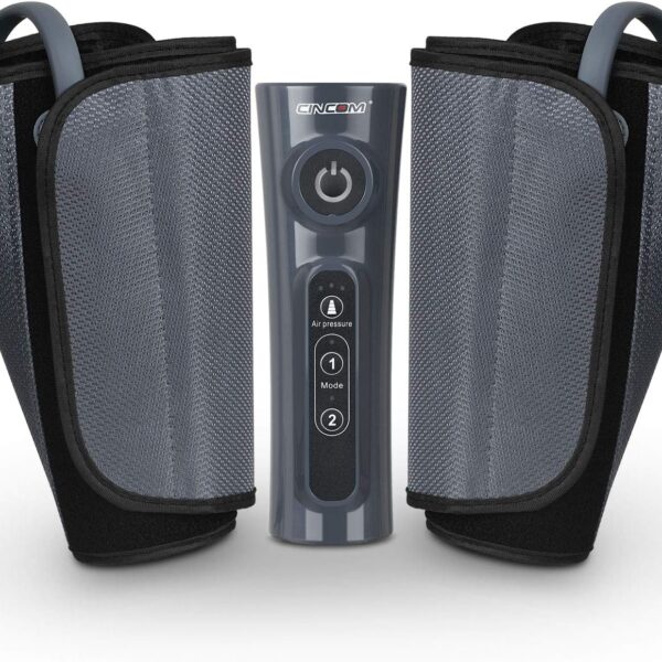 CINCOM Leg Massager for Circulation and Pain Relief, Air Compression Calf Massager with 2 Modes 3 Intensities Helpful for RLS Edema and Muscles Relaxation Gifts - FSA HSA Eligible