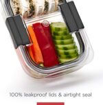 Rubbermaid Brilliance Meal Prep Containers, 2-Compartment Food Storage Containers, 2.85 Cup, 5-Pack - Image 6