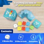 ThinkPsych Dive in - SEL Conversation Dice Game with 400+ Topics | Therapy Games for Kids & Teens | Social Emotional Learning for Home & School | Play Therapy & Counseling Toys | Ages 6-99 - Image 7