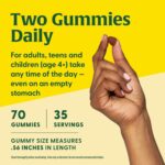 MegaFood C Defense Daily Immune Support Supplement - Chewable Vitamin C Gummies, Tangy Citrus Flavor, Made with Real Food Like Orange & Cranberry, Vegan, Gluten-Free - 70 Gummy Vitamins, 35 Servings - Image 4