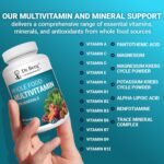 Dr. Berg Whole Food Multivitamin with Minerals - Daily Multivitamin for Men and Women - Includes Premium Whole Food Fruits and Vegetable Blend with Folate, Alpha-lipoic Acid and More - 60 Capsules - Image 6