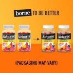 Airborne 750mg Vitamin C Gummies For Adults, Immune Support Gummies With Powerful Antioxidants Vit C & E, Caffeine Free - 2x63ct Bottle (42 Servings), Assorted Fruit Flavor - Image 7