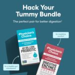 Physician's CHOICE Advanced Gut Health Bundle: 60 Billion Probiotics 30ct + Digestive Enzymes 60ct for Digestive, Gut, and Immune Health Supports Occasional Constipation, Diarrhea, Gas, and Bloating - Image 2