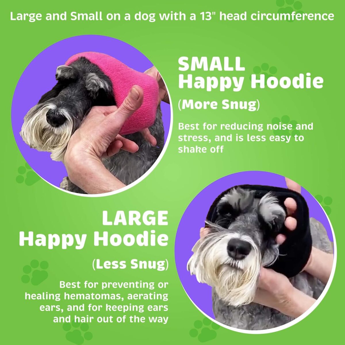 Happy Hoodie The Original Dog & Cat Calming Band, Anxiety Relief/Noise Protection-Grooming-Thunder-Fireworks (Large, Pink) - Image 4