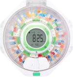 Live Fine 28-Day Automatic Pill Dispenser Clear Lid with Upgraded LCD Display and Key Lock, Sound & Light for Prescriptions, Medication, Vitamins, Supplements & More - Image 9
