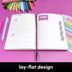 PAPERAGE Undated Weekly & Monthly Hardcover Planner (Blush), 5.7 in x 8 in, Includes Dotted Note Pages & 8 Sticker Sheets - Image 6
