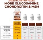 Arazo Nutrition Glucosamine Chondroitin Turmeric Msm Boswellia - Joint Support Supplement for Relief 180 Tablets for Bones, Back, Knees, Hands (180 Tablets) - Image 4