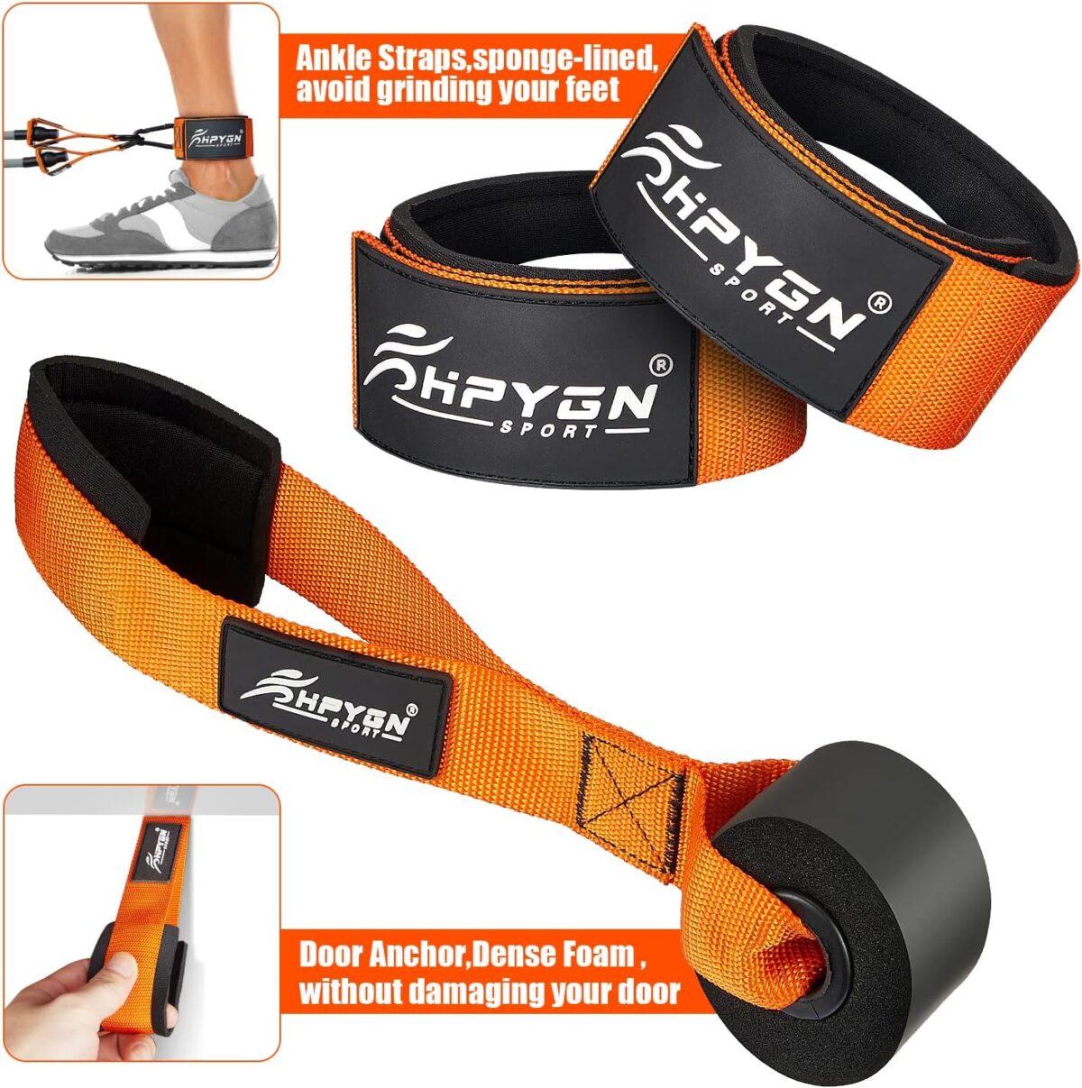 Resistance Bands with Handles - Heavy Duty Fitness Bands for Strength Training, Slim, Yoga, Home Gym Equipment - Image 8