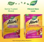 Nature's Way Alive! Women's 50+ Complete Multivitamin, Supports Healthy Heart, Brain, Bones*, Superfood Antioxidants - Image 2
