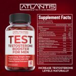 Atlantis Nutrition Testosterone Booster For Men Gummies - Male Enhancement, Boosts Energy, & Optimizes Physical Performance Formulated w/Tribulus, Horny Goat Weed, Saw Palmetto, Maca Root - 60 Gummies - Image 4