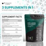 NAD 3 in 1 Booster: Nicotinamide Riboside (NR), Fisetin, Resveratrol, K2 & D3 | Supports Healthy Aging of Brain, Body, Muscle | 300mg NR | (90 Capsules) - Image 2