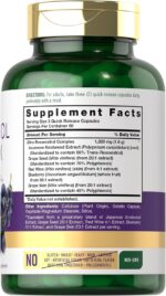 Carlyle Resveratrol Supplement 1800mg | 180 Capsules | Non-GMO & Gluten Free | Potent Complex - Image 2