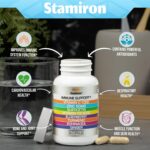 8 in 1 Immune Support with Quercetin Zinc 50mg Vitamin C 1000mg Vitamin D3 5000 IU and Elderberry Echinacea Ginger for Adults Kids - VIT D Supplement Veg Capsules - Image 3