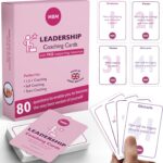 MBM 80 Leadership Coaching Cards. Confidence Building Flash Cards, Emotional Intelligence Conversation Starters & Coaching Tools for Managers