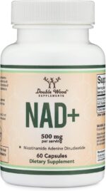NAD Supplement (500mg of 95% Pure NAD+ Per Serving, 30 Day Supply) NAD Booster Similar to Nicotinamide Riboside (Third Party Tested, Vegan Safe, Non-GMO) by Double Wood - Image 4