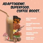 Renude Chagaccino - Chaga Mushroom Powder, Mushroom Coffee Drink Mix with Adaptogens, Natural Energy and Immune Support, Vegan, Keto, Zero Calorie Mushroom Blend Powder - 10 Servings - Image 2