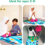 My Salah Mat for Kids - Smart Interactive Prayer Mat for Learning The Salah - Fun & Easy Kids Prayer Mat with 36 Touch Keys, 15 Languages, Speaker, & Booklets - Islamic Toys for Ages 3 to 8 - Image 8