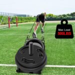 Kipika Weight Sled, Fitness Sled, Fitness Strength Training Sled, Speed Training Sled - Heavy-Duty Weight Training Equipment for Muscle Building and Explosive Power - Suitable for 1” & 2“ Weight Plate - Image 7