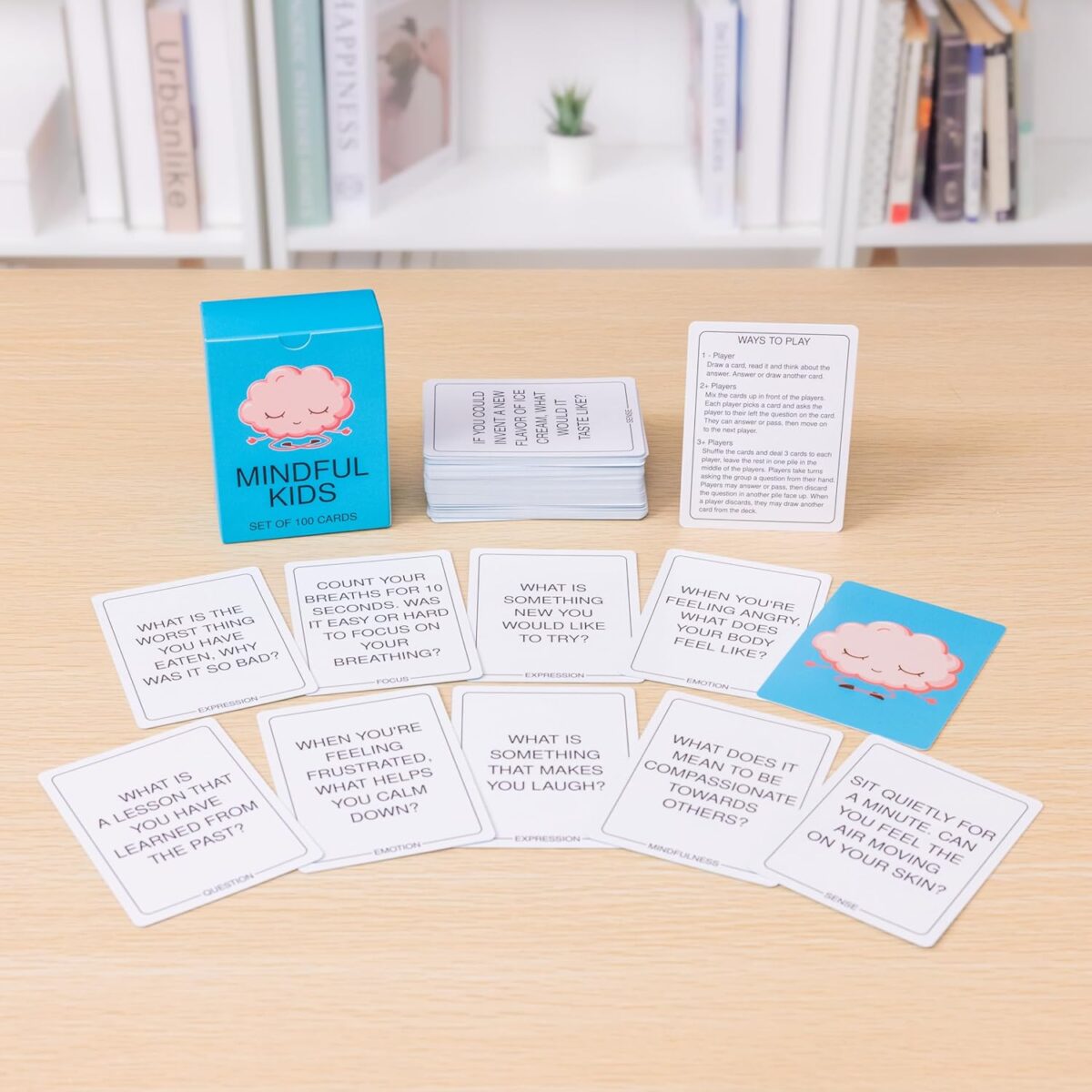 Mindfulness Conversation Starter Cards for Kids | Self Care Inspirational Cards Promote Positive Affirmations to Enable Meaningful Conversations with Kids - Image 6