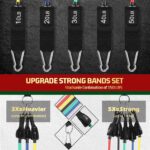 VEICK Resistance Bands, Exercise Bands, Workout Bands, Resistance Bands for Working Out with Handles for Men and Women, Exercising Bands for Fitness Weights Work Out at Home - Image 4