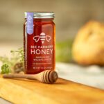 Bee Harmony American Raw Wildflower Honey, 12 OZ (Pack of 2 Jars) - Image 9