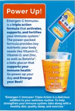 Emergen-C Immune+ Triple Action Immune Support Powder, BetaVia (R), 1000mg Vitamin C, B Vitamins, Vitamin D and Antioxidants, Super Orange – 30 Count (Pack of 1) - Image 7