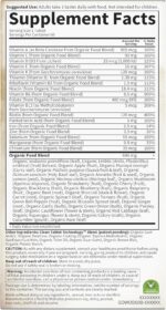Garden of Life Multivitamin for Women - Organics Women's Once Daily Multi - 60 Tablets, Whole Food Multi with Iron, Biotin, Vegan Organic Vitamin for Women's Health, Energy Hair Skin and Nails - Image 9
