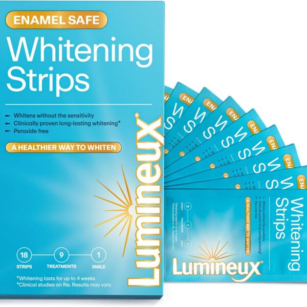 Lumineux Teeth Whitening Strips 7 Treatments - Enamel Safe - Whitening Without The Sensitivity - Dentist Formulated & Certified Non-Toxic