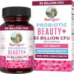 MaryRuth Organics Probiotic Beauty Capsules | Collagen Boost | 1 Month Supply | Vegan Collagen & Probiotic Capsules for Hair, Skin, and Nails | with Biotin for Adults | Non-GMO | 60 Count