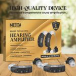 Behind The Ear Sound Amplifier - BTE Hearing Ear Amplification Device and Digital Hearing Aids for Seniors PSAD for The Hard of Hearing, Noise Reducing, Black, by MEDca - Image 5