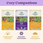 ORGANIC INDIA Tulsi Sleep Herbal Tea - Holy Basil, Ashwagandha, Chamomile, Night Time Tea for Bedtime, Stress Relieving & Relaxing, Immune Support, USDA Certified Organic - 18 Infusion Bags, 3 Pack - Image 5