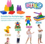 FUBAODA Kids 600pcs Set Building Blocks Construction Toy - Learning Playset STEM Educational Kit Child Branin Development Preschool Kindergarten Toy - Image 4
