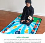 My Salah Mat for Kids - Smart Interactive Prayer Mat for Learning The Salah - Fun & Easy Kids Prayer Mat with 36 Touch Keys, 15 Languages, Speaker, & Booklets - Islamic Toys for Ages 3 to 8 - Image 7