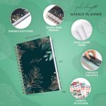 PLANBERRY Weekly Planner – Undated Life Organizer & Budget Planner – Time Management, Goal Setting, to-Do List, Work-Life Balance & Habit Tracker – 6.1″ x 8.1″ (Green Pastures) - Image 2