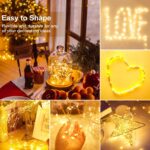 kolpop 30 Pack LED Fairy Lights Battery Operated, 7FT 20 LED Mini Twinkle String Lights Battery Powered Waterproof for Christmas Mason Jars Party (Warm White) - Image 2