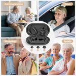 Hearing Aids, Hearing Aids for Seniors with Bluetooth, Rechargeable Hearing Aid with APP for People with Hearing Loss, 5 Levels of Volume Automatic Noise Cancellation, Clear Sound and Easy to Use - Image 7