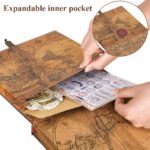 Adventure Book 148-Page DIY Handmade Scrapbook Kit - Embossed Leather Cover - Gift Boxed with Full DIY Accessories for Couples, Weddings, Anniversaries & More for Life’s Greatest Adventures - Image 6