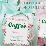 Teacher Gifts - Teacher Appreciation Gifts - 6 Pack Coffee Gift Card Holder with Cards - Teacher Survival Kit Thank You Gifts for Women Men Her Him End of Year Back to School Birthday Christmas - Image 4