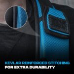 OX Tools Ultimate Nylon & Leather Tool Belt Suspenders with Kevlar Stitching - Water Resistant Adjustable Support with Memory Foam Pads - UV Resistant Support for Tool Rig and Tool Belts OX-U268901 - Image 4