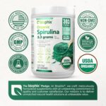 biophix Organic Spirulina Powder, 2.2 Lbs 100% Pure Spirulina Blue Green Algae Powder, Vegan, Non GMO, Non-Irradiated, USDA Certified, Best Protein Superfood - Image 7