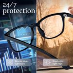 livho High Tech Blue Light Glasses - Advanced 99% Blue Light Blocking Computer Glasses - Anti Eyestrain & UV Glare Protection - Image 7