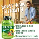 NATURELO Mens Multivitamins - One Daily Multivitamin for Men with Vitamins, Minerals & Organic Whole Foods, Boost Energy & Health, Non-GMO, 60 Vegetarian Capsules - Image 8