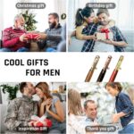 Bolt Action Pen with Compass & Extra Refill, Christmas Gifts Thanksgiving Day Gift Cool Gadgets for Men Wooden Ballpoint Pens Luxury Gel Ink Pens Medium Point 1.0mm Black Ink,3.53Oz(Pack of 1) - Image 6