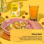 PYM Citrus Mood Chews Support for Stress, Worry & Overwhelm, 20 Count | 130mg GABA, 90mg L-Theanine | Vegan, Non-GMO, Gluten-Free, No Added Sugar | All-Natural Mood Balance Supplement Made in USA - Image 6