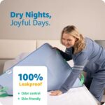 Improvia Positioning Bed Pad 34"x52" with 8 Reinforced Handles, Quick-Drying, Washable, Waterproof, Reusable, Mattress Protection, For Lifting, Turning, Transfering, Elderly and Incontinence patients. - Image 4