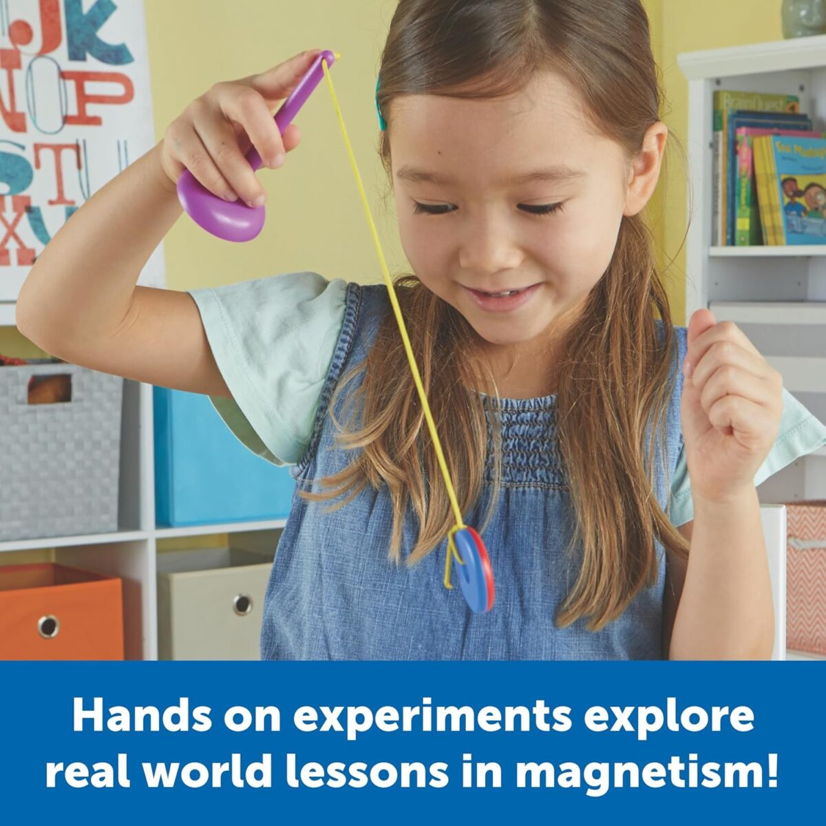 Learning Resources STEM Explorers -Ages 5+, Magnet Movers, Critical Thinking Skills, STEM Certified Toys, Magnets Kids,Magnet Set,Back to School Supplies,39 Pieces - Image 3