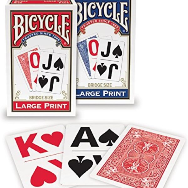 Bicycle Large Print Playing Cards (2-Pack)